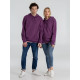 Толстовка с капюшоном унисекс Hoodie, фиолетовый меланж