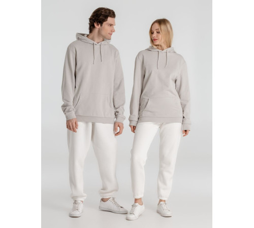 Толстовка с капюшоном унисекс Hoodie, дымчато-серая