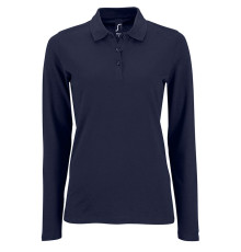 Рубашка поло женская с длинным рукавом Perfect LSL Women, темно-синяя