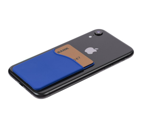 Чехол для карты на телефон Shelley, синий