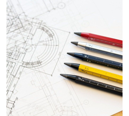 Вечный карандаш Construction Endless, темно-синий