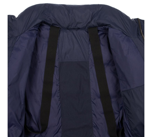 Пуховик унисекс Kapsula, темно-синий