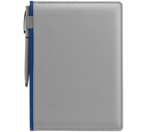 Ежедневник Spain Shall на заказ, недатированный, серый с синим
