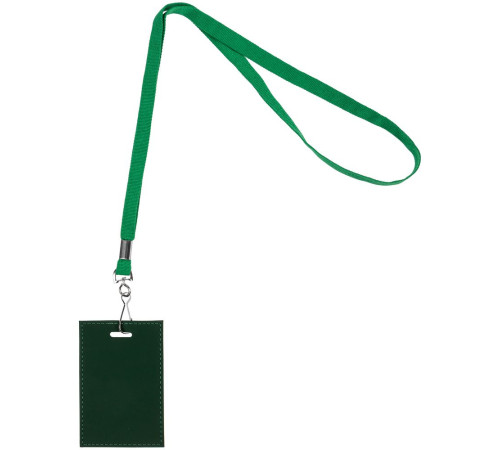 Лента с карабином Colorplan, зеленая
