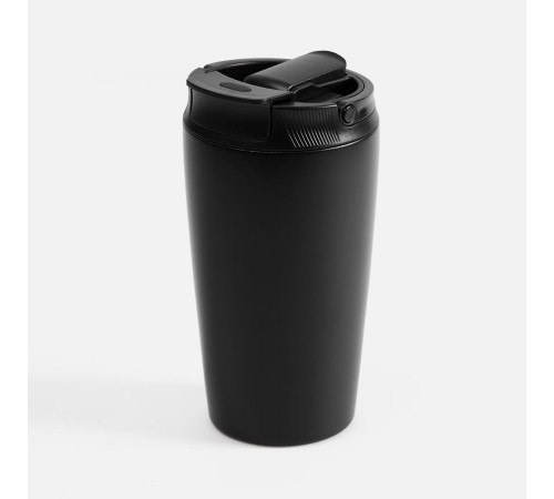 Термостакан с двумя поильниками Duetta, черный