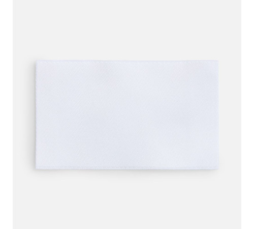 Лейбл тканевый Epsilon, M, белый