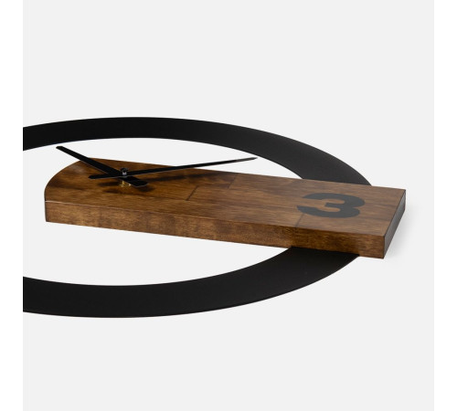 Часы TimeLord, черные с коричневым