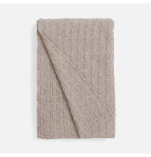 Плед Braidera, бежевый меланж