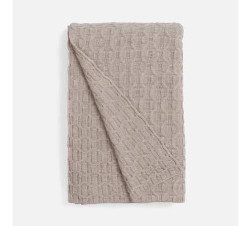 Плед Braidera, бежевый меланж