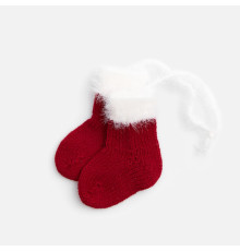 Подвеска на елку «Вьюжка», носочки, красная