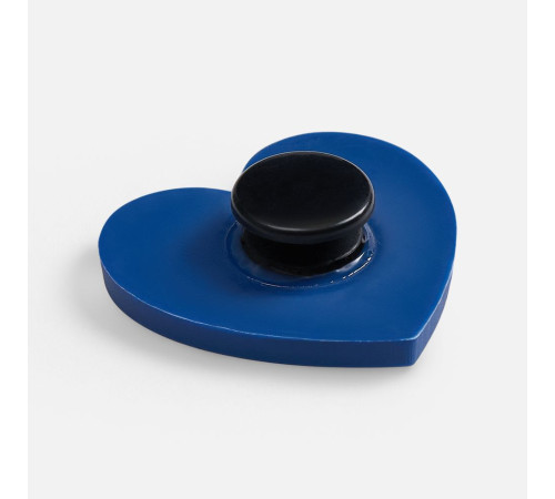 Джибитс из ПВХ «Сердце», синий