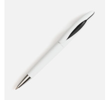 Ручка шариковая Nave, белая с черным