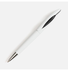 Ручка шариковая Nave, белая с черным