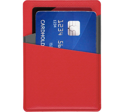 Картхолдер Dual, серо-красный