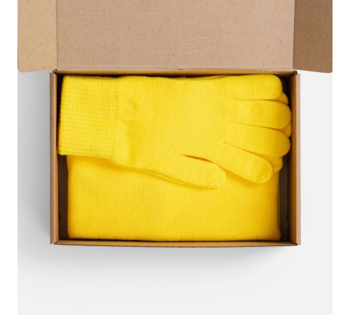 Набор Knit Warm, желтый
