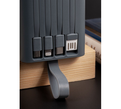 Аккумулятор Trellis Digital 10000 мАч, темно-серый