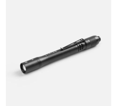 Фонарик с фокусировкой луча Fokus, серо-синий