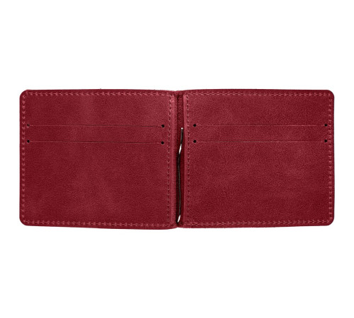 Зажим для купюр Apache, темно-красный