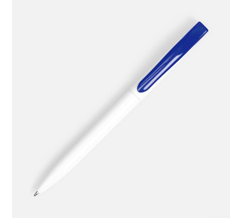 Ручка шариковая Pin, белая с синим