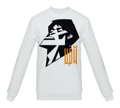 Свитшот «Меламед. Виктор Цой», белый