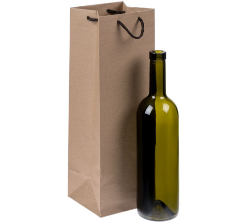 Пакет под бутылку Vindemia, крафт