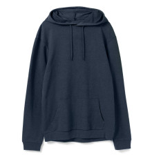 Толстовка с капюшоном унисекс Hoodie, синий меланж