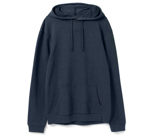 Толстовка с капюшоном унисекс Hoodie, синий меланж