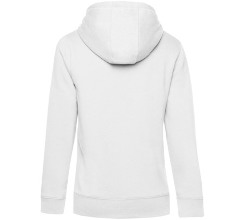 Толстовка на молнии с капюшоном женская Queen, белая