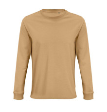 Футболка унисекс с длинным рукавом Pioneer LSL, бежевая