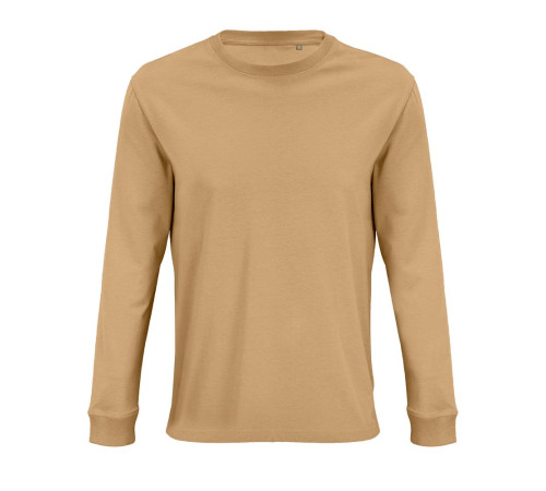 Футболка унисекс с длинным рукавом Pioneer LSL, бежевая