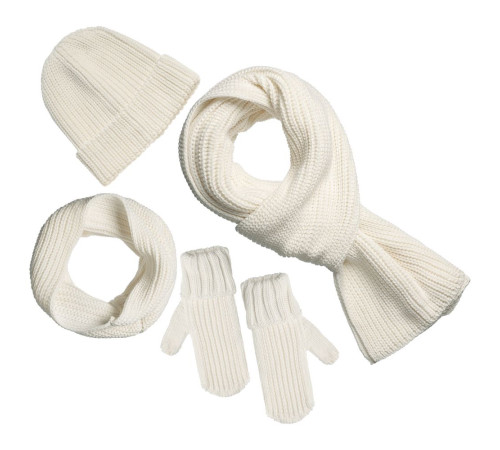 Шарф Nordkyn, белый (молочный)