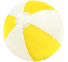 Надувной пляжный мяч Cruise, желтый с белым