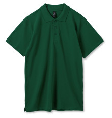 Рубашка поло мужская Summer 170, темно-зеленая