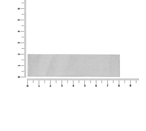 Лейбл тканевый Epsilon, S, светло-серый