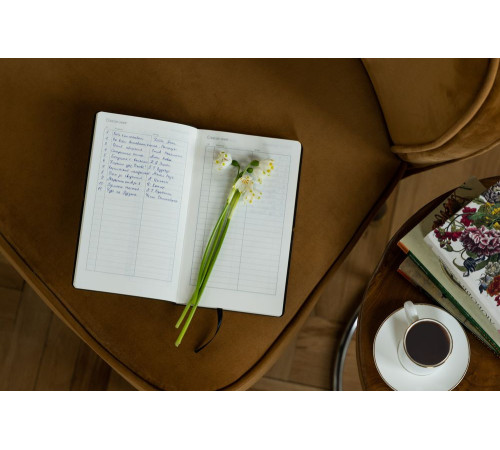 Ежедневник Nubuk, недатированный, синий