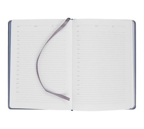 Ежедневник Spain Shall на заказ, недатированный, серый с синим