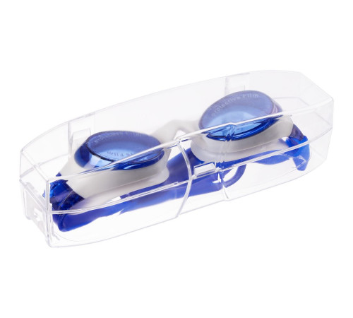 Очки для плавания Swimatic, синие с белым