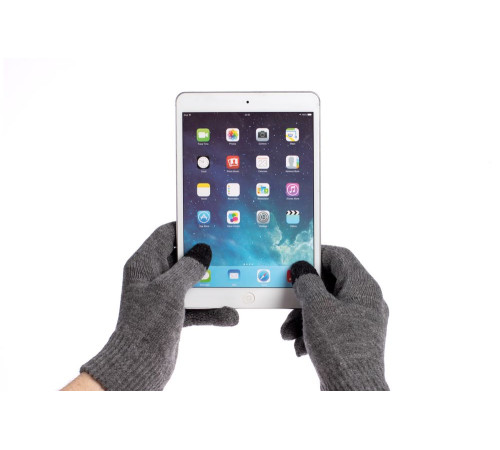 Перчатки сенсорные Urban Flow, темно-серый меланж