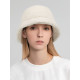 Панама Oblako, утепленная, молочно-белая