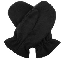 Варежки Fleecy, черные
