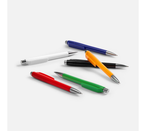 Ручка шариковая Klippa, зеленая