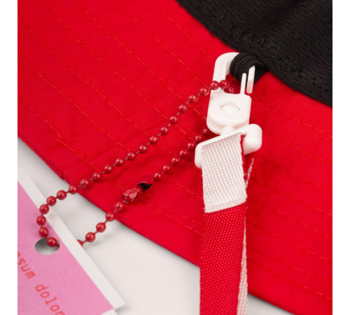 Панама Pana Vista, красная