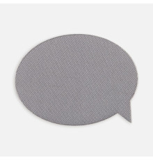 Наклейка тканевая Lunga Bubble, M, серая