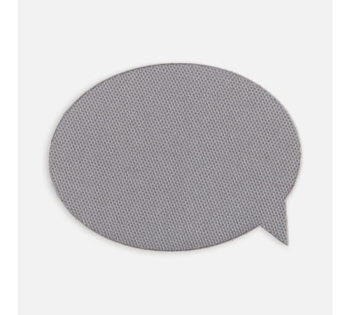 Наклейка тканевая Lunga Bubble, M, серая