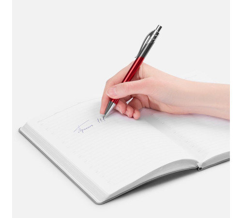 Ручка шариковая Undertone Metallic, красная