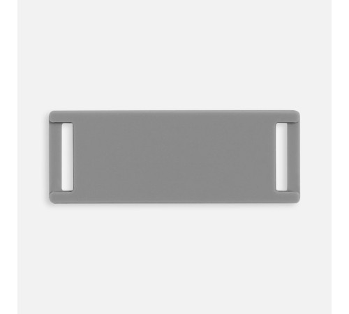 Лейбл из ПВХ Kova, серый