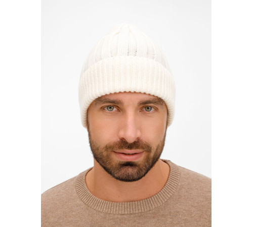 Шапка Bellish, белая (ванильная)