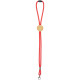 Шнурок для бейджа Tube Wood, красный