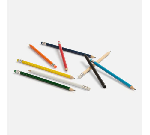 Карандаш простой Hand Friend с ластиком, оранжевый