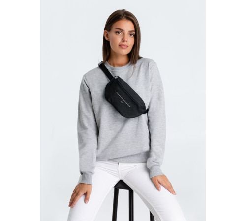 Поясная сумка «Юношеский минимализм», черная